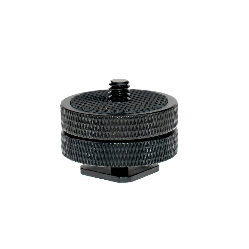 Picture of Hot shoe bracket extension 3/8 conversion bracket cold shoe interface 1/4 screw flash pan-tilt mobile phone holder