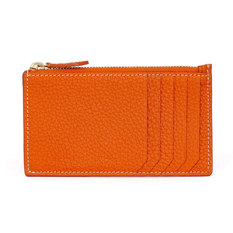 Picture of Japan Amazon Lotte New Women's Genuine Leather Ultra-thin Simple Card Bag Short Cowhide Coin Purse Small Card Set