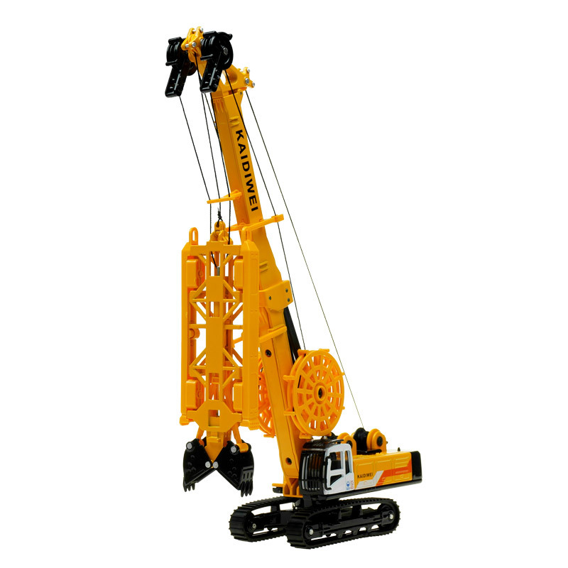 Picture of Authentic Kaidiwei 1:64 Alloy Groove Machine Piling Machine Model Subway Engineering Vehicle Toys Spot Wholesale