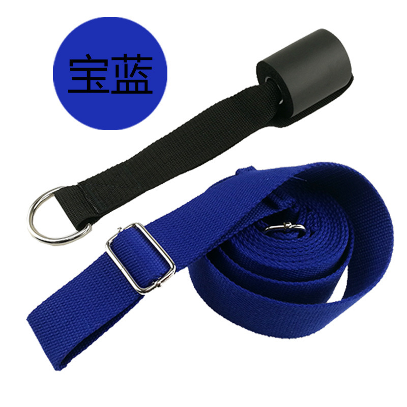 Picture of On the door a word horse split crotch fork ligament stretch split training rope dance soft open lower waist training Belt