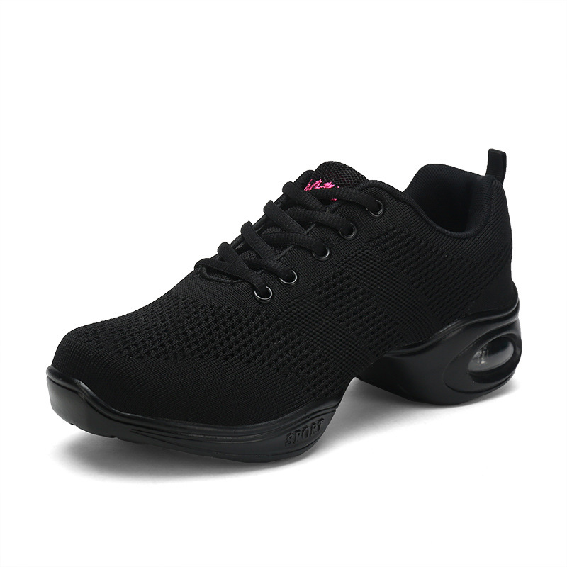 Picture of New Summer Dance Shoes, Breathable Fly-Woven Mesh Modern Dance Shoes, Adult Square Dance Shoes, Soft-Soled Women's Dance Shoes