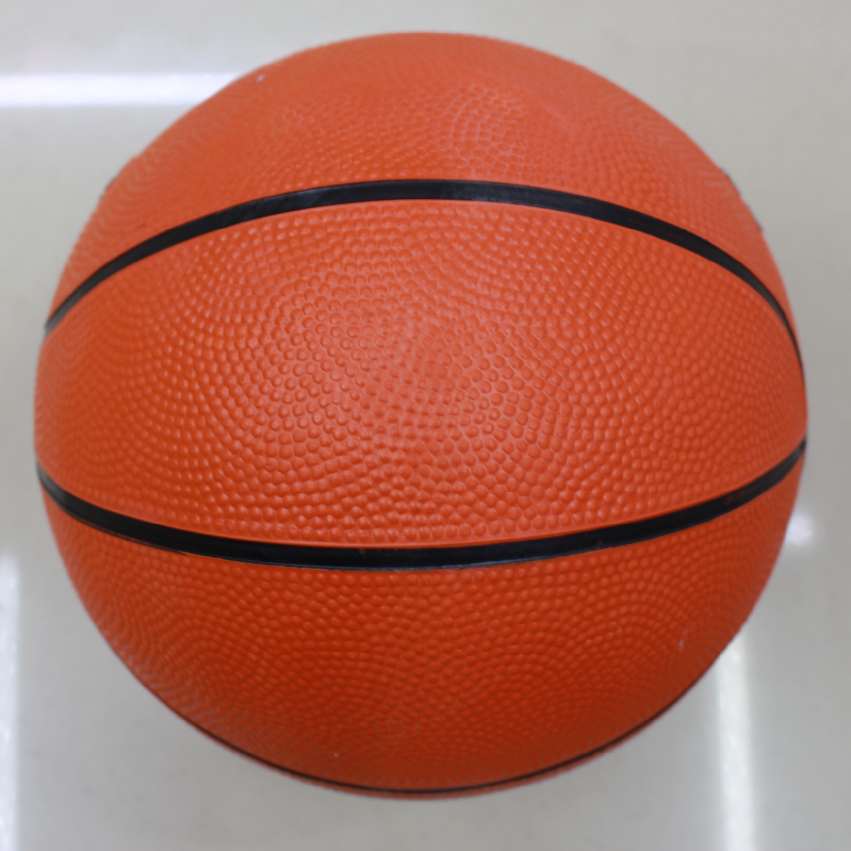 Picture of Authentic Orange Rubber Basketball No.3 Rubber Orange Basketball Elastic Foot/Kickable and Shootable Kindergarten Special