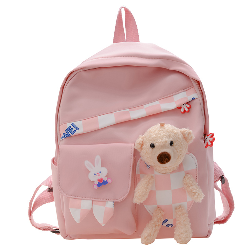 Picture of New Children's Bag 2024 Fashion Backpack Kindergarten Cute Baby Western Style Sweet Bag Bear Cartoon Bag