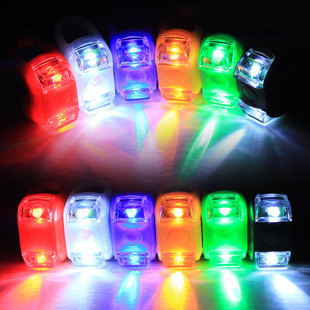 Monochrome colorful taillight sixth generation frog light handlebar warning light bicycle taillight bicycle accessories