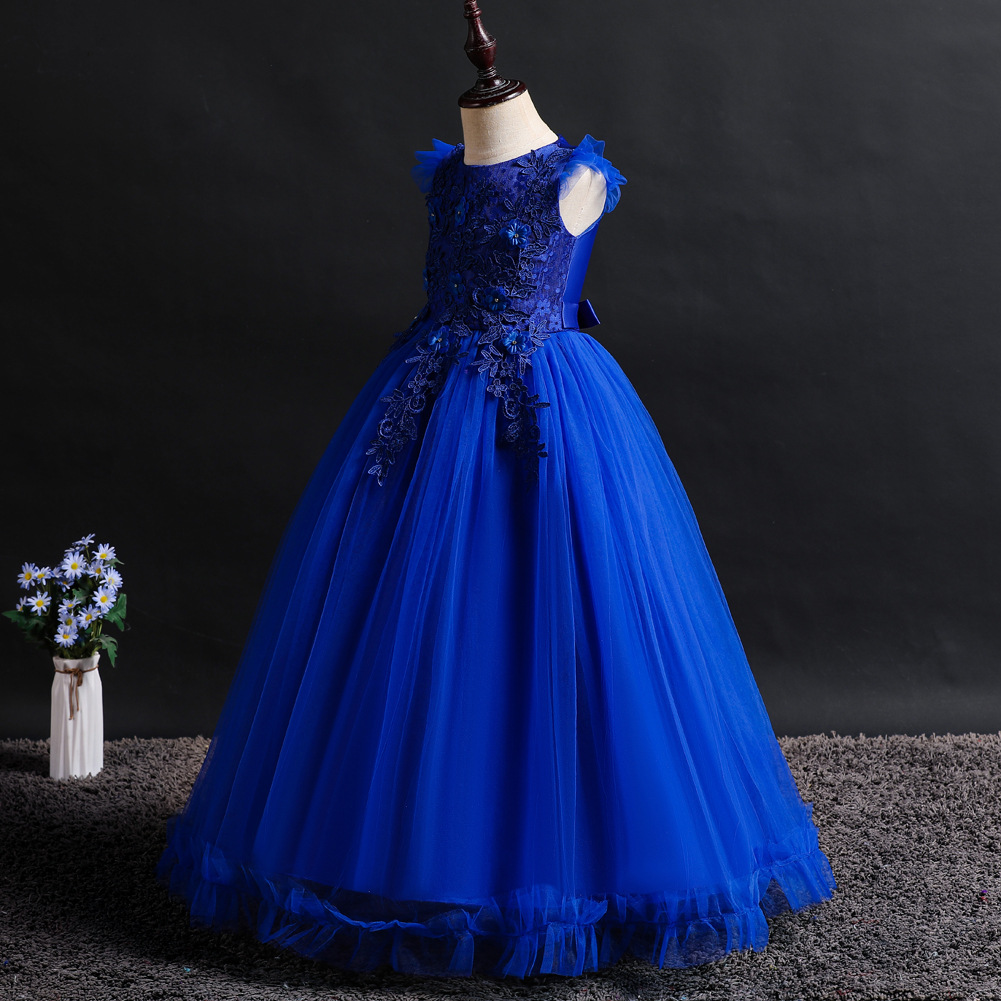 Picture of New Explosions Girls Dress children's Wedding Dress Flower Princess Dress Dress children's Dress children