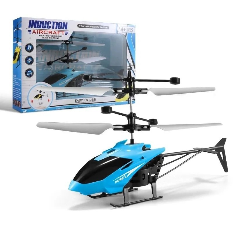 Picture of Children's Remote Control Aircraft Induction Aircraft Two-Way Street Stall Toy Mini Helicopter Drop-Resistant Rechargeable Flight