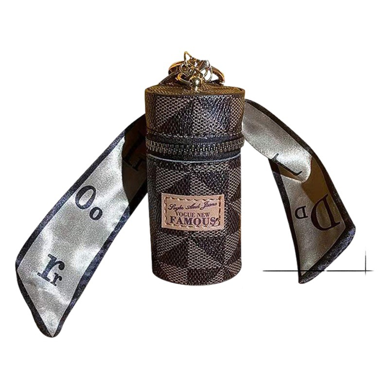Bags for Women 2025 New Retro Presbyopia Leather Keychain Leather Mini Lipstick Bag Qiao Headphones Coin Pendant Bag