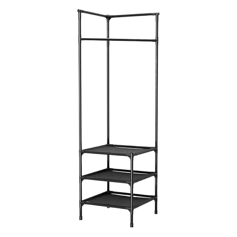 Corner Coat Rack Clothes Rack Clothes Hanger Triangular Clothes Hanger Bedroom Storage Rack Floor-Standing Clothes Storage Rack