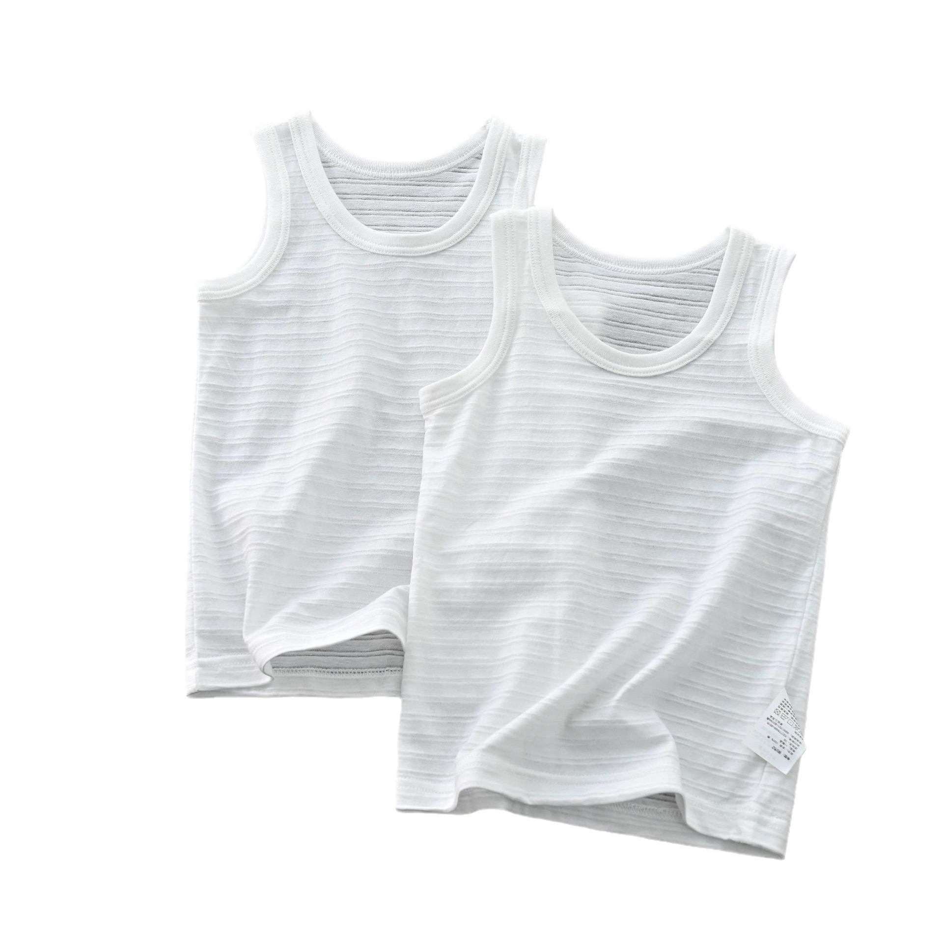 Picture of Distribution generation vest children's pure cotton export children's clothing source factory New Japanese style breathable sweat-absorbent boy spring and summer