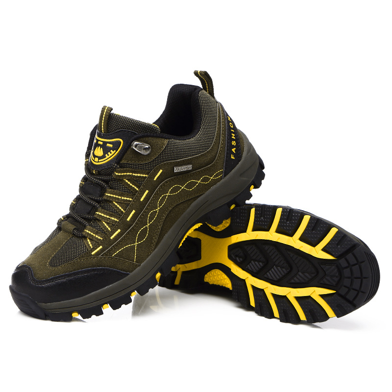 Picture of Autumn Hiking Shoes Men's Shoes Outdoor Shoes Women's Waterproof Non-slip Men's Breathable Sports Off-road Running Shoes Mountain Hiking Shoes