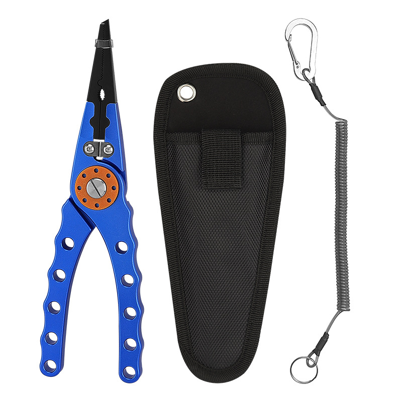 Picture of Aluminum alloy die-casting multifunctional road forceps portable lock fishing tongs fish controller road forceps suit manufacturers in stock