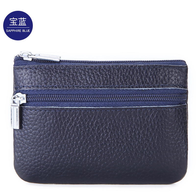 Picture of Factory direct real leather mini wallet Korean version of cute coin storage bag zipper coin purse can be distributed agent