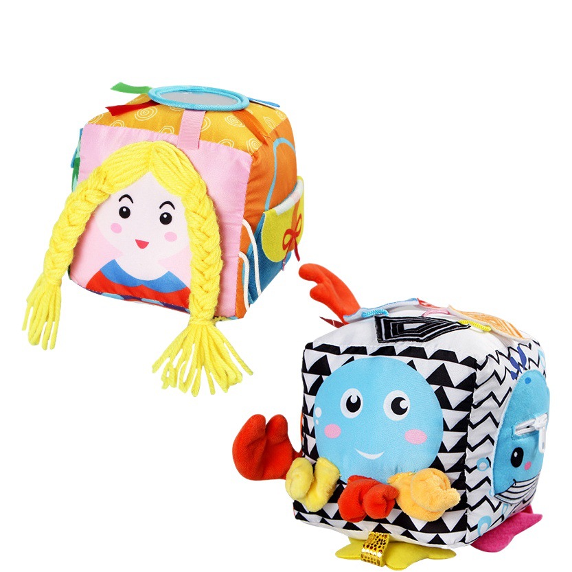 Aipinqi Crab Rubik's Cube Infant Teaching Aids Infant Early Education Learning Dressing Toys Baby Enlightenment Spot Puzzle
