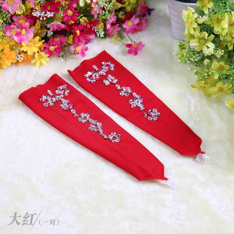 Picture of Children's Swimming Cloth Middle Finger Sleeve Belly Dance Sleeve Bracelet New Style Belly Dance Performance Jewelry Clothing