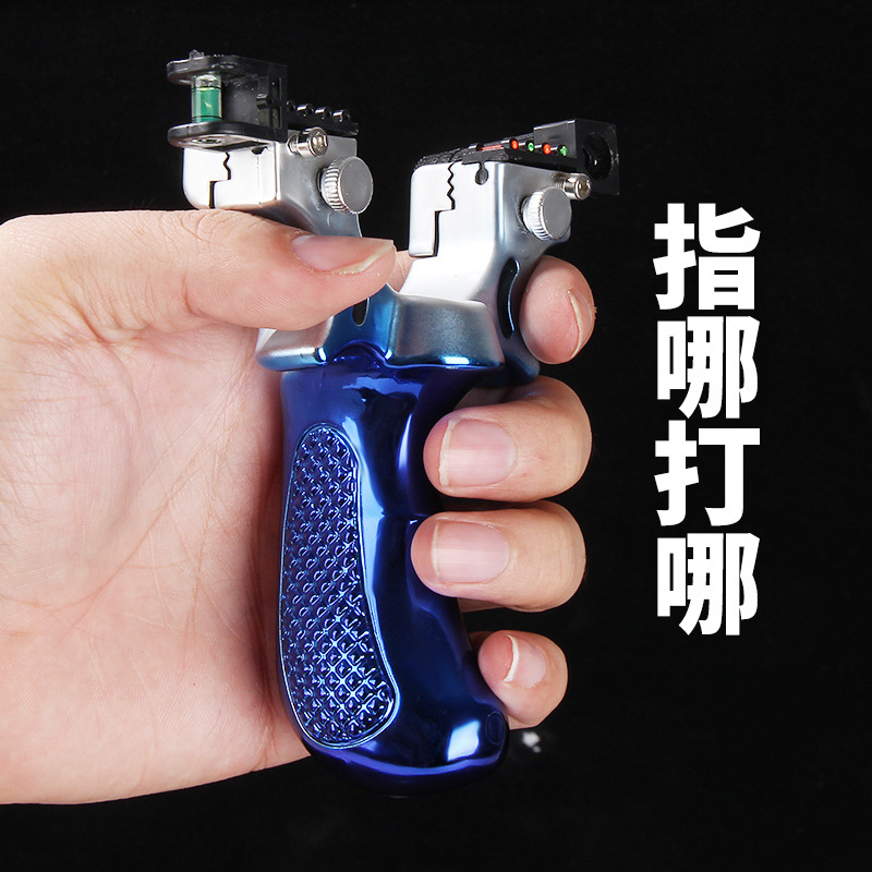 Picture of Laser 98K slingshot galvanized flat leather infrared level outdoor fast pressure tie-free elastic work frame factory direct sales
