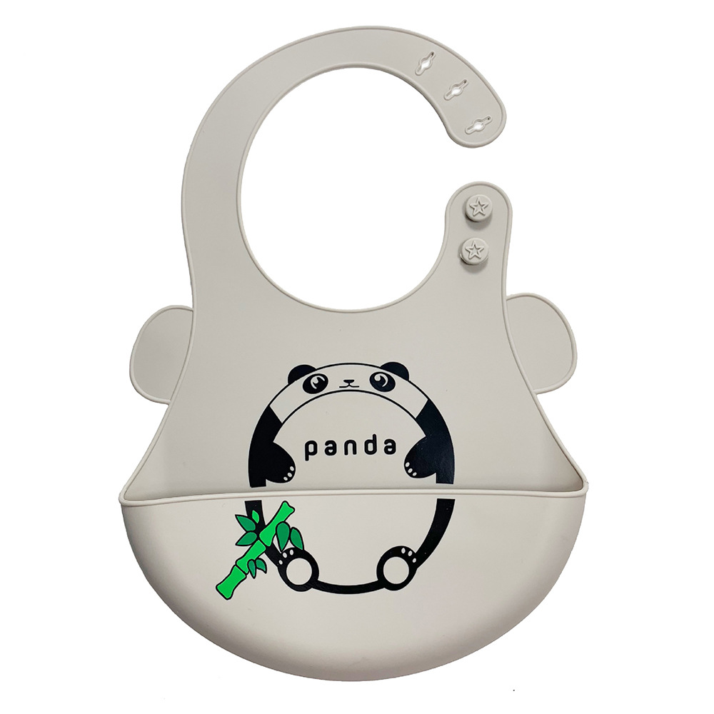 Picture of Baby Dining Bib Stereo Silicone Baby Waterproof Super Soft Food Food Bucket Children Children's Slippery Bucket Wash-Free Cross-Border