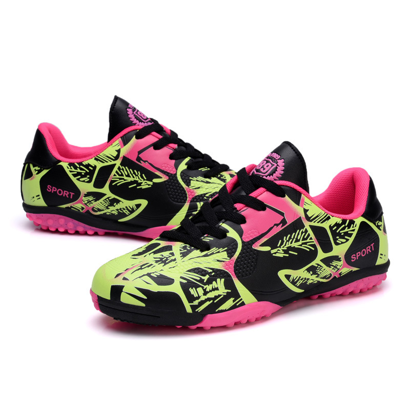 Picture of Youth Spike Training Football Shoes Campus Outdoor Men's and Women's Low-Top Artificial Grass Spikes Competition for Male and Female Students
