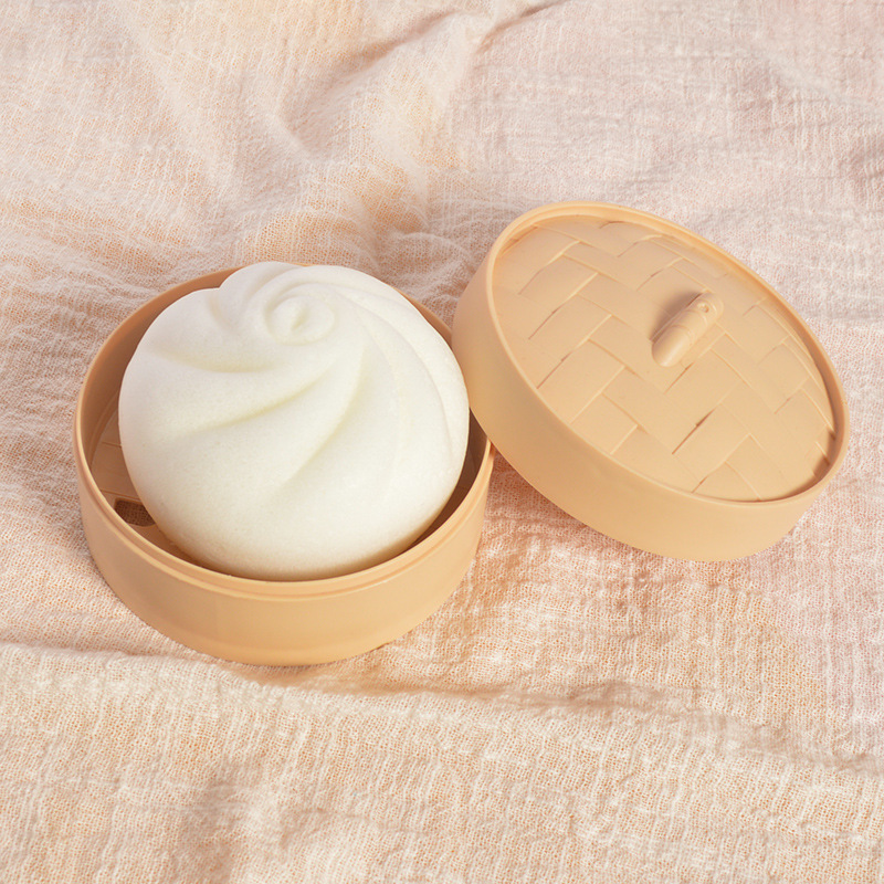Picture of PU slow rebound simulation steamed buns dumplings flower roll model fake food food decompression pinch music toys
