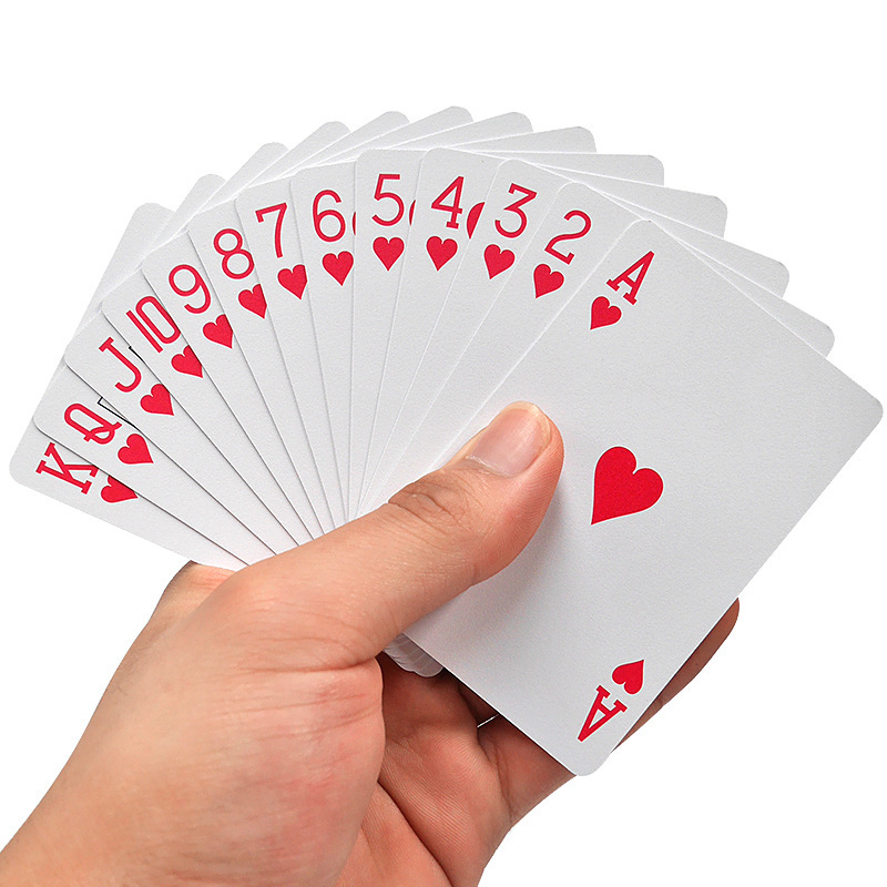 Picture of Plastic poker GYT Texas small print pvc poker manufacturers spot supply waterproof practical double-sided frosted poker