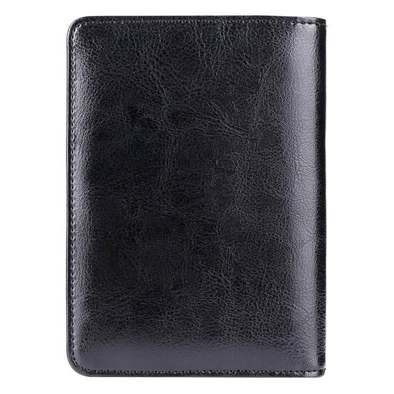 Cross-border Long Passport Bag Head Layer Cowhide Passport Holder Large Capacity Multi-card ID Bag RFID Anti-theft Card Bag