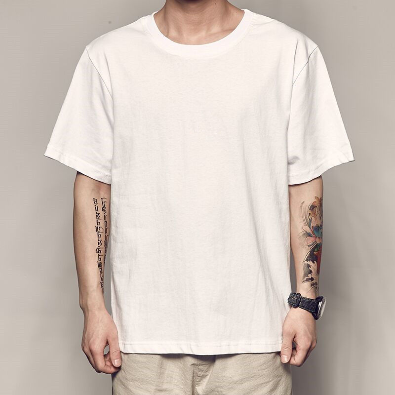 Picture of Summer Luffy Printed Short-sleeved T-shirt Men's Extra Large Size Loose Half-sleeved Couple's Fat Trendy Brand T-shirt