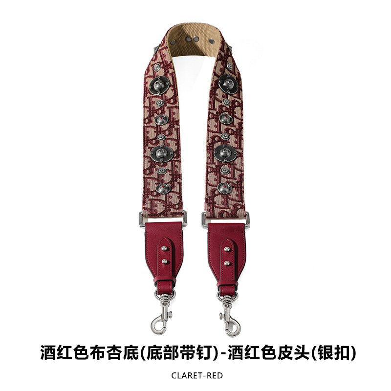 Picture of Mahuangshi MHS-F-66 Wide Bag with Canvas Shoulder Strap Shoulder Crossbody Cowhide Bag Accessories Bag Strap Comfortable D
