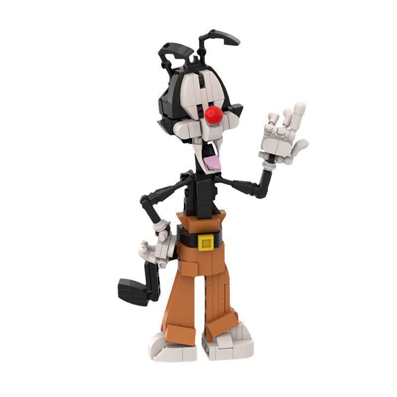 Picture of China's domestic assembled MOC Carnival Sanbao crazy animation characters around the building blocks compatible with Lego toys