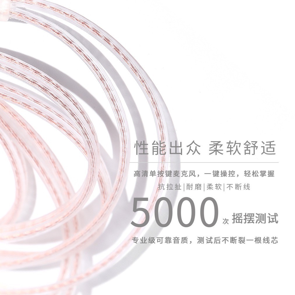 Picture of 3.5mm Oxygen-Free Copper Headphone Upgrade Cable 0.78mm Headphone Cable 2Pin Headphone Cable 0.75mm Headphone Cable Wiring