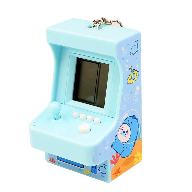 Picture of Cross-Border Mini Handheld Arcade Tetris Game Console Toy Nostalgic Classic Tiger Machine Hanging Ornament Gift