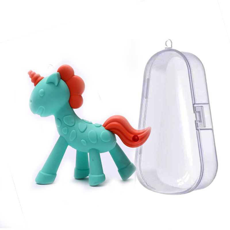 Picture of Manufacturer Hot Selling Baby Food Grade Silicone Teether Baby Teething Stick Baby Silicone Toy Chewing Gum Toy Wholesale