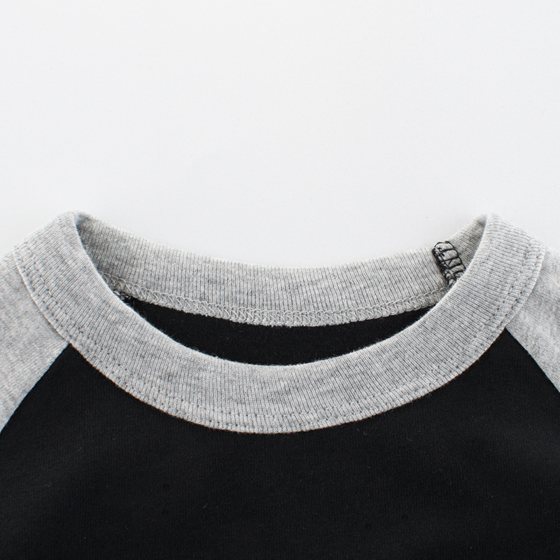 Picture of Korean Style Children's Clothing Wholesale 2024 Autum New Children's Clothing Boys Long-Sleeved T-Shirts Baby Clothes One Piece Consignment