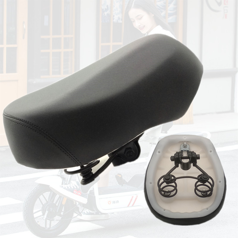 New Saddle Folding Bike Driving Seat Bag Lithium Battery Bicycle Seat Electric Vehicle Accessories Seat Bag Seat Cushion