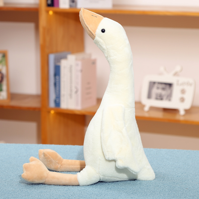 Picture of Simulation Swan Doll Creative Duck Animal Rag Doll Internet Celebrity Big White Goose Doll Plush Toy Gift