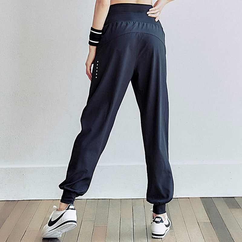 Picture of New loose harem Dance Pants Women's Training running sweat-absorbent quick-drying sports trousers fitness yoga high waist pants