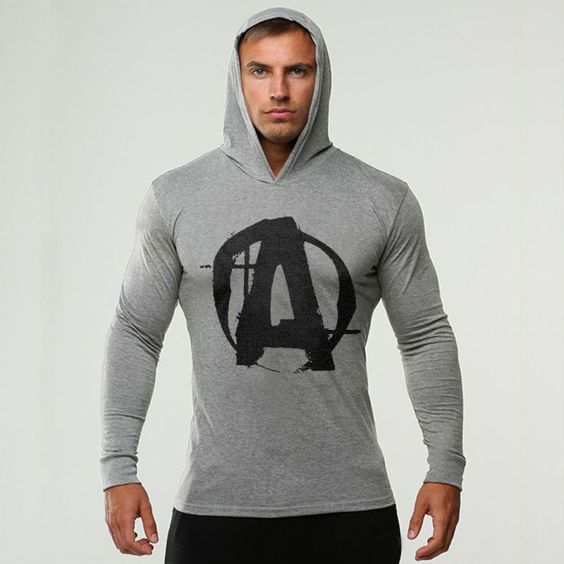 Picture of Cross-border ANIMAL Men's Fitness bodybuilding long-sleeved hooded sweater long-sleeved hoodie sports undershirt factory