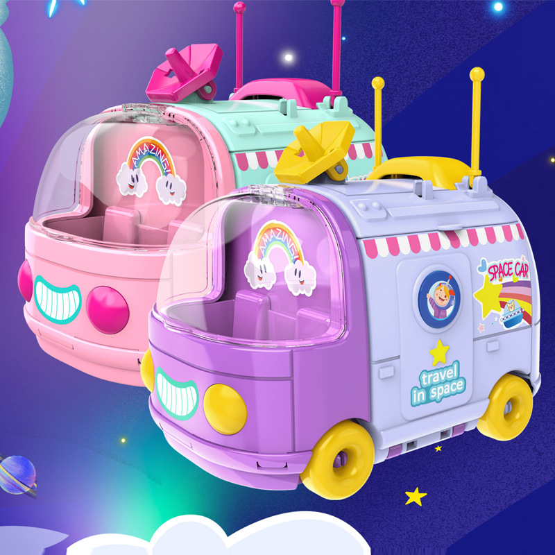 Picture of Play House surprise Space car scene parent-child interaction changeable scene pattern space CAR children's toy gift