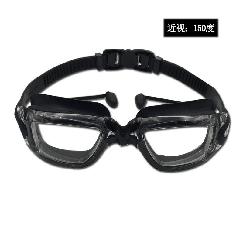 Picture of in stock factory direct wholesale adult anti-fog swimming goggles myopia swimming goggles racing swimming glasses silicone swimming goggles