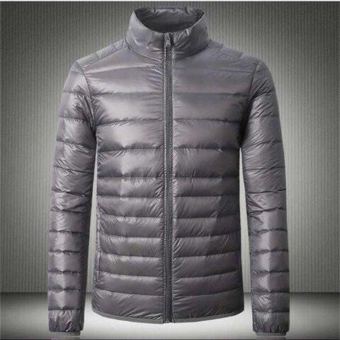 Picture of New Light Down Cotton-padded Jacket Men's Short Vertical Collar Jacket Young Men's Thin Down Cotton-padded Jacket