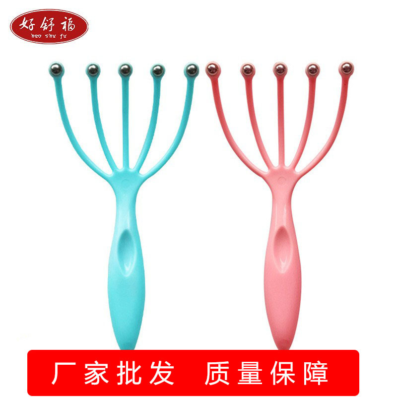 Picture of Head Massager Head Massage Claw Ball Manual Head Massager Scalp Massager Hossufu Massager