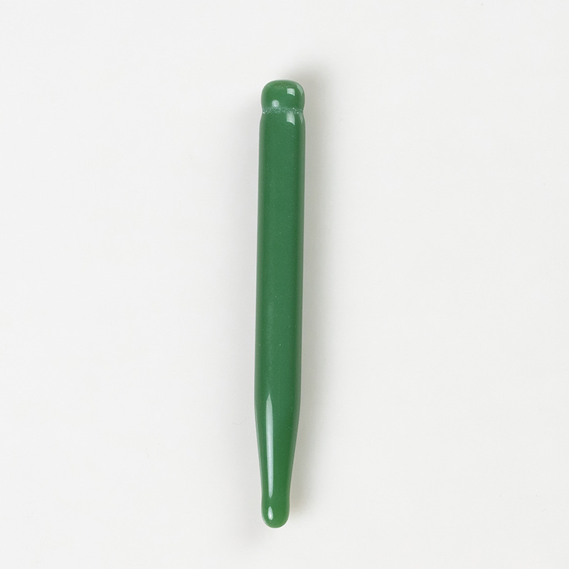 Picture of Green Synthetic Jade Scraping Massage Board Beauty Pulling Stick Beauty Salon Home Face Face Eye Whole Body