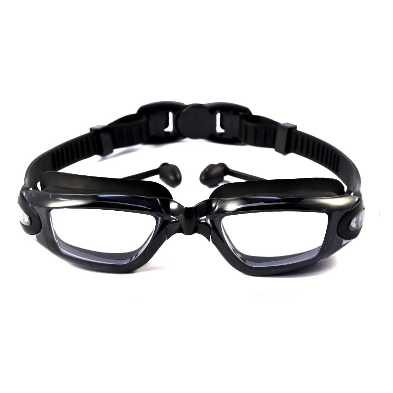 Picture of Waterproof anti-fog HD pink swimming goggles women swimming glasses myopia optional men's equipment diving goggles swimming goggles wholesale