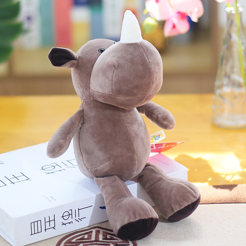 Picture of Forest Animal Doll Plush Toy Elephant Monkey Tiger Lion Giraffe Doll Children's Gifts Wholesale
