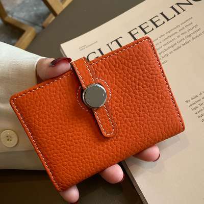 Picture of Women's compact and exquisite high-end thin new 2025 small design large capacity multi-card leather card
