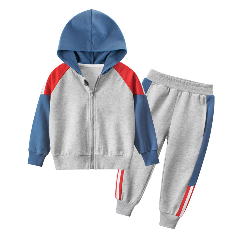 Picture of 27kids Korean children's clothing autumn new 2024 children's suit wholesale baby clothing two-piece set a generation of hair