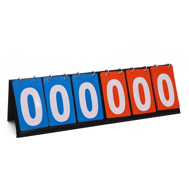 Picture of Scoreboard Basketball Scoreboard Scoreboard Game Count Flip Card Table Tennis Points Billiards Portable Scoreboard