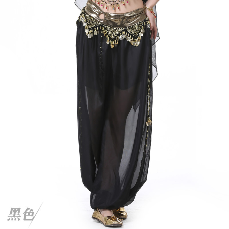 Picture of Dancer Ring Lanterns Belly Dance Performance Dance Pants Belly Dance Pants