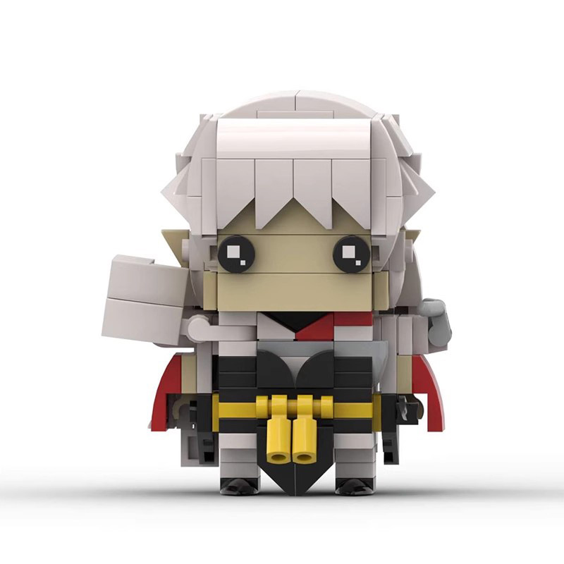 Picture of Compatible with Lego MOC building blocks square head doll suit killing pill anime doll figure assembly model hand-made peripheral