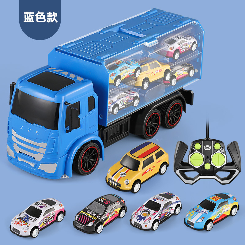 Picture of Electric 7-way remote control dump truck toy remote control children's excavator electric toy car engineering vehicle stall toy