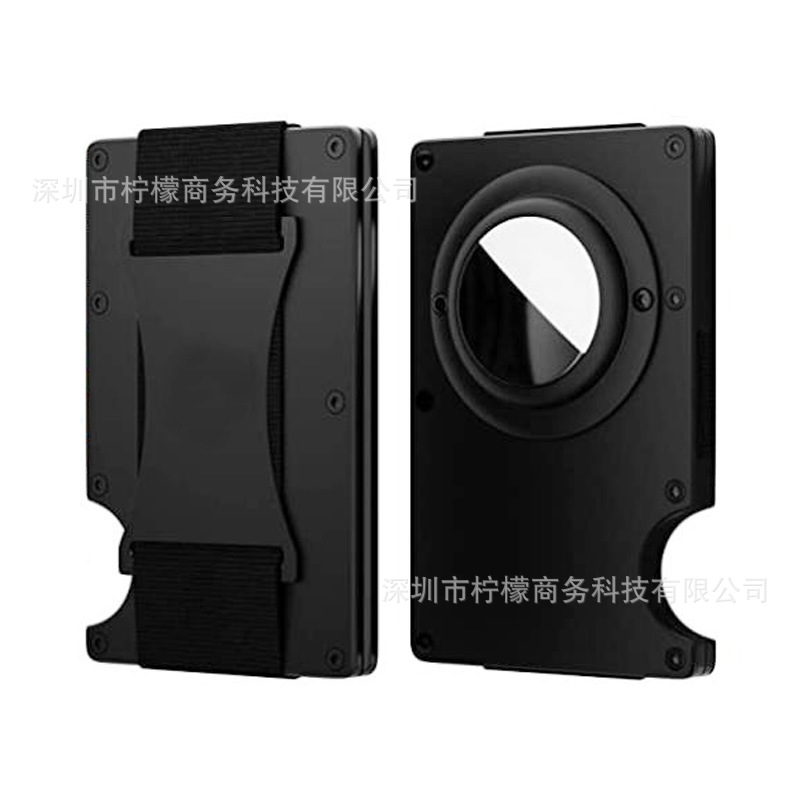 Factory in stock New Tracker Card Bag Airtag Metal Wallet RFID Aluminum Alloy Card Holder Credit Card Case