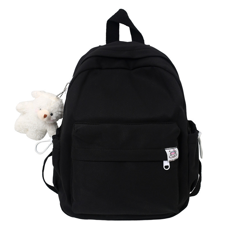 Picture of 2023 new candy color student schoolbag Japanese style fresh Girl backpack personality all-match simple solid color backpack